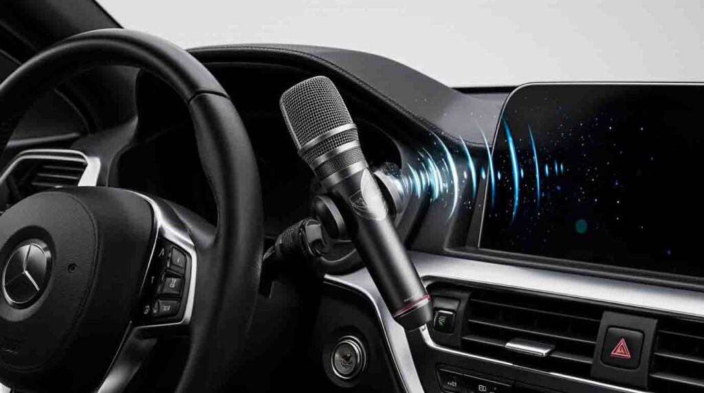 microphone pour appels voiture